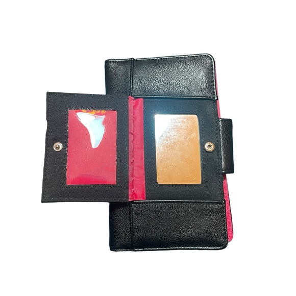 Kenneth Cole Reaction Double Sided Black & Pink Wallet - Picture 12 of 12